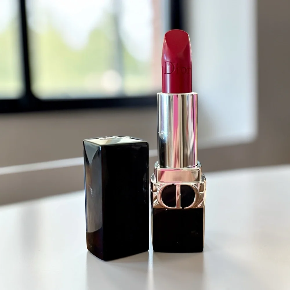 💎 DIOR Rouge Dior Refillable Lipstick Color #988 Rialto Full-Size New